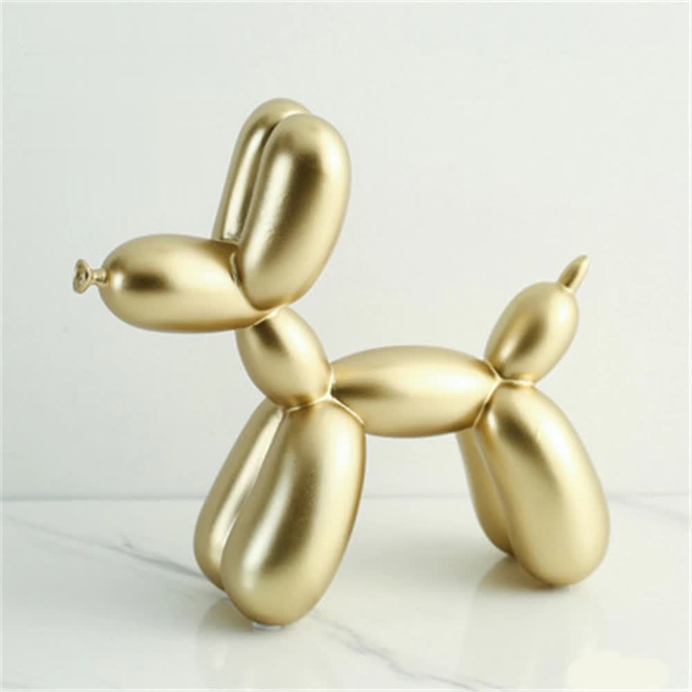 Escultura de perro globo