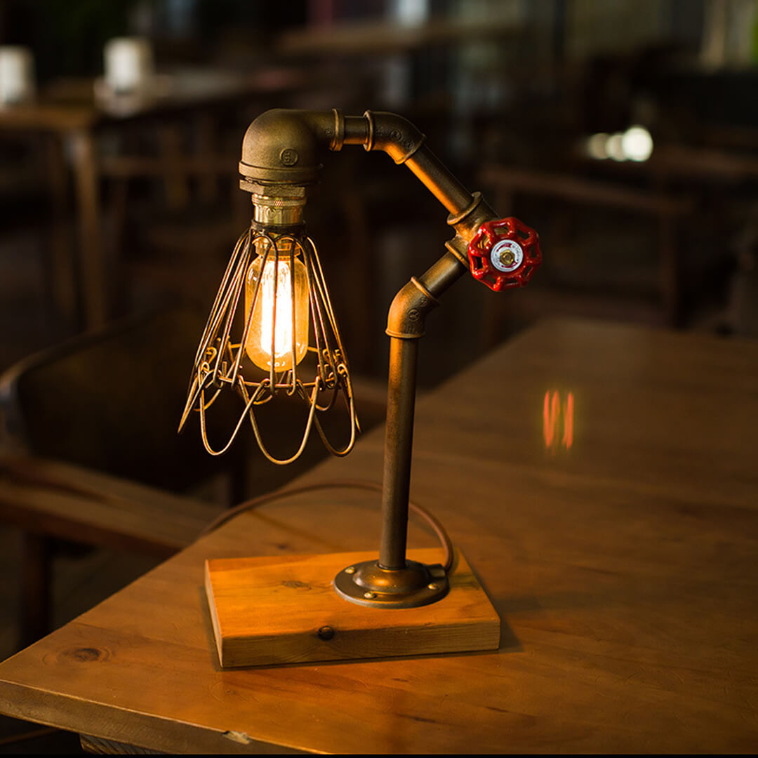 Industrial Tube Creative Table Lamp