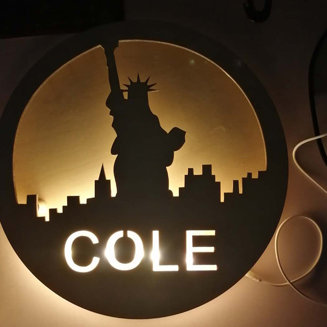 Personalized Wall Decor Lamp