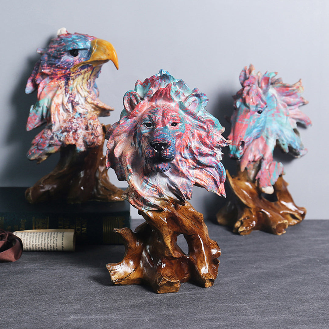 Oil Painting Animal Statue