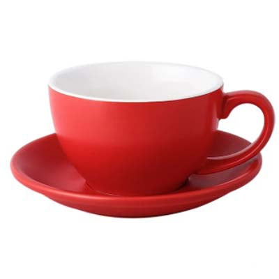 Tazas de café coloridas de cerámica
