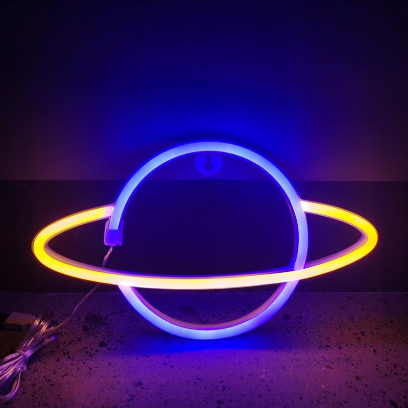 Insegna al neon led planetaria