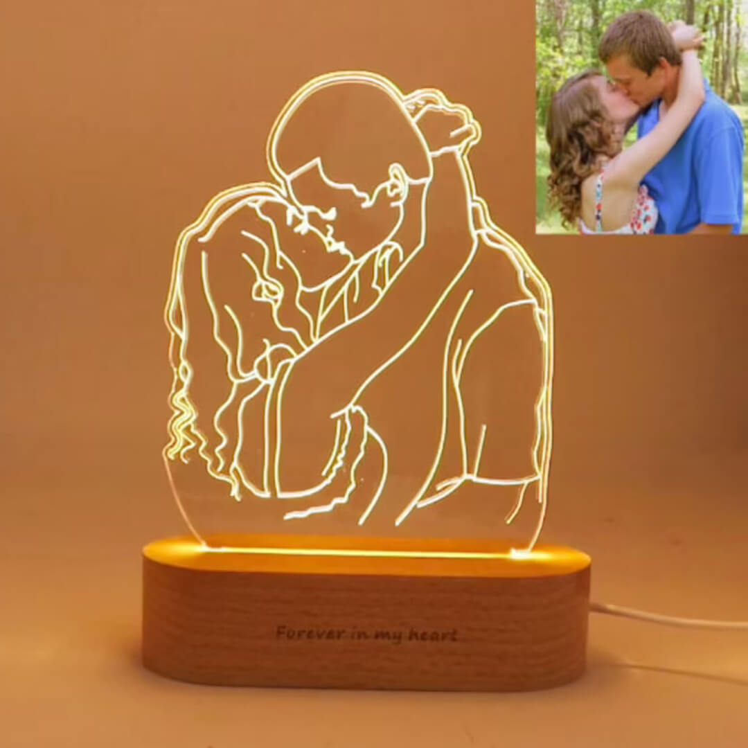 Benutzerdefinierte Foto-3D-Lampe