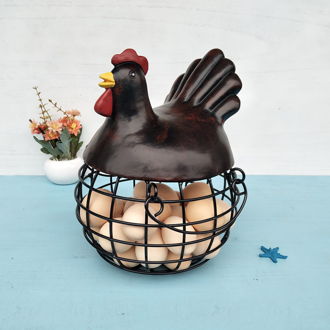 Egg Holder Hen Storage Basket