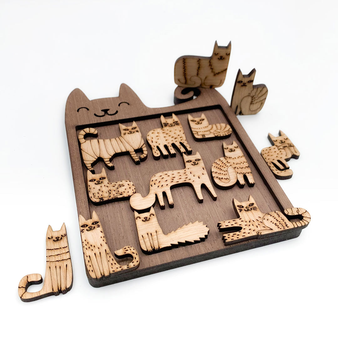 Cute Cat Educational Toy Puzzle