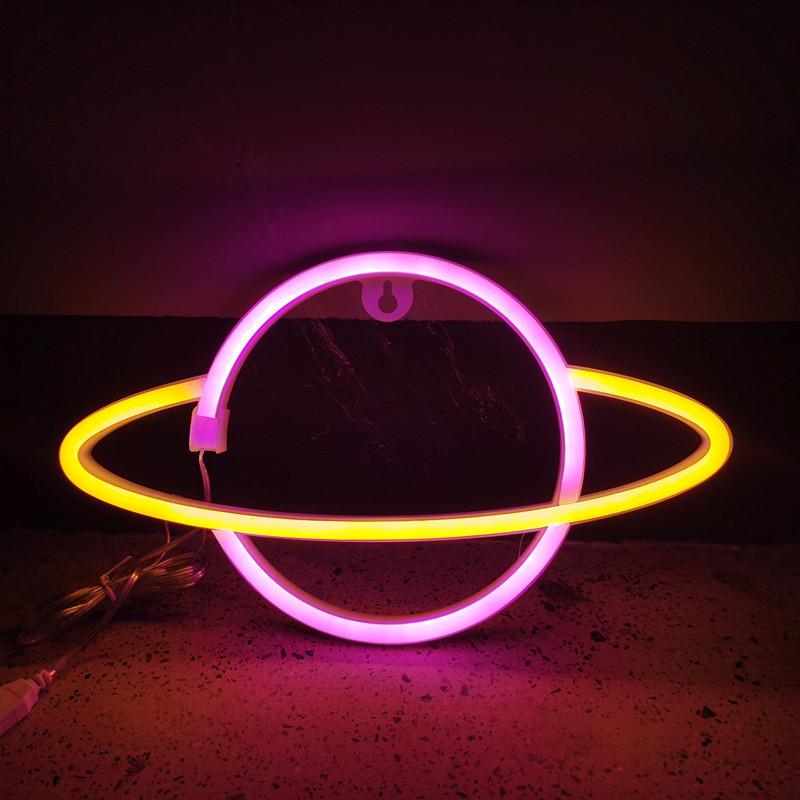 Insegna al neon led planetaria