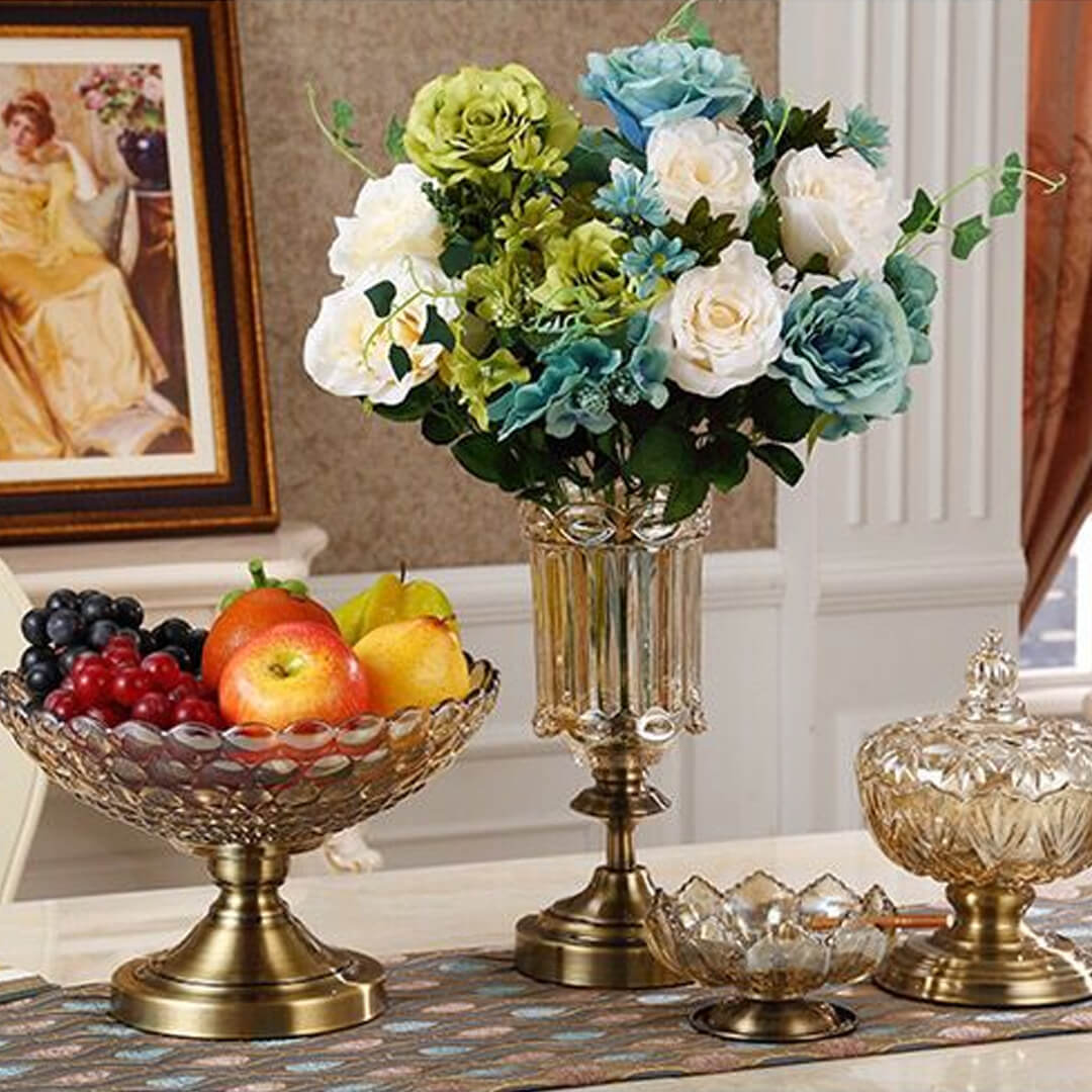 Decorazione domestica del vaso di fiori dell'annata