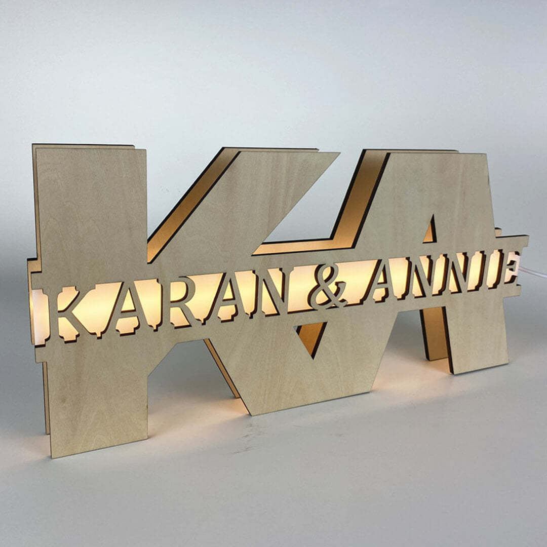 Personalized Custom Letters Lamp