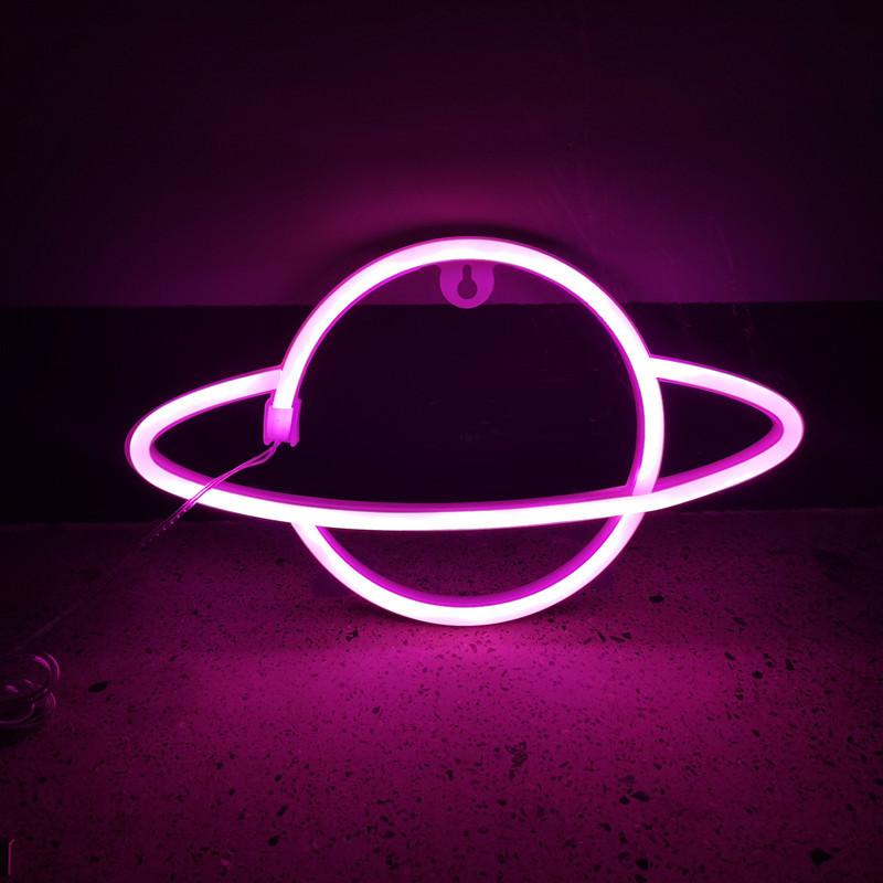 Insegna al neon led planetaria