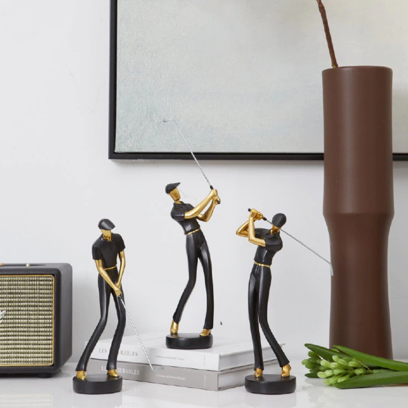 Moderne Golferfiguren