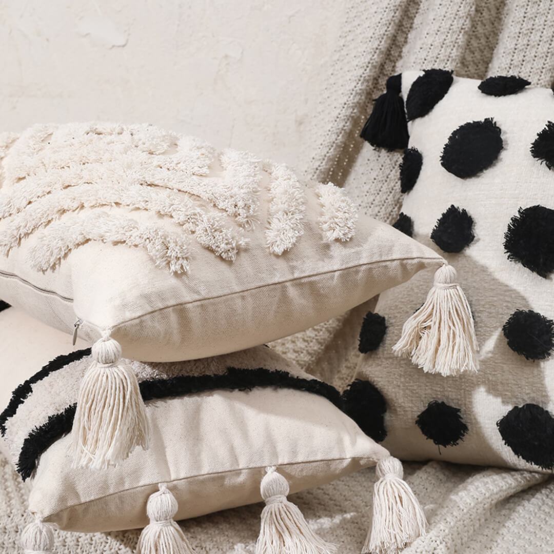 Morocco Tufted Boho Pillow Covers