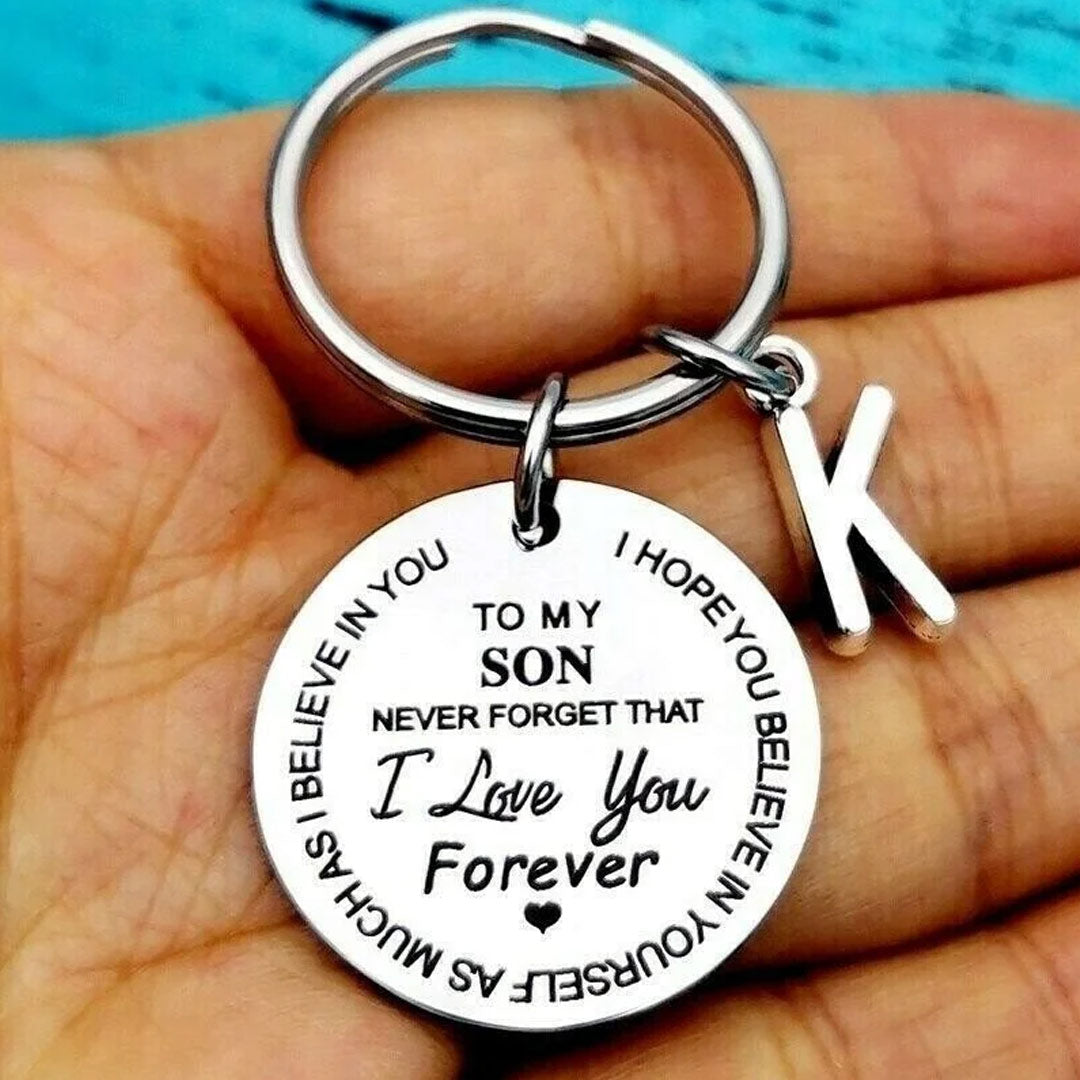 💓(Best Father Mother Gift) My Son / Daughter I Love You Forever Keychain