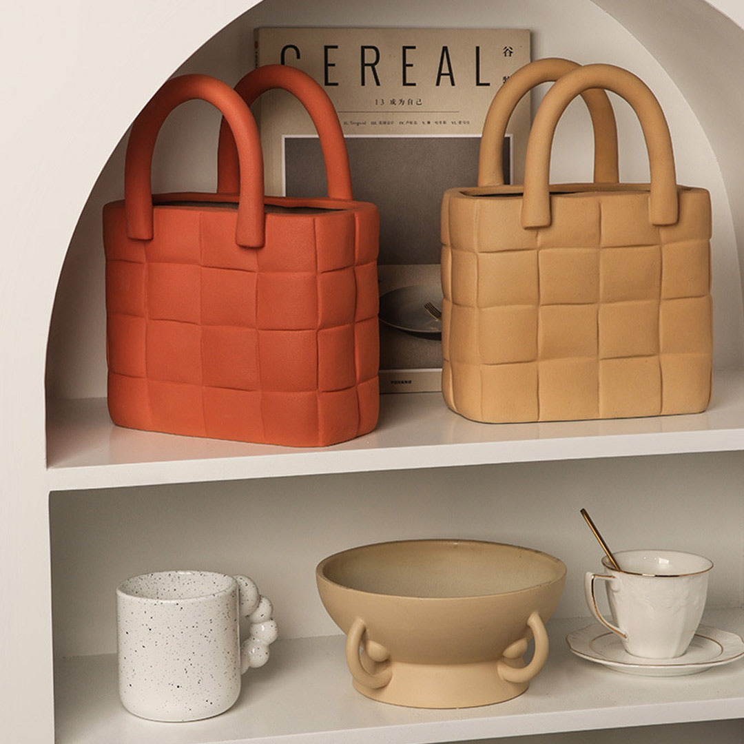 Creative Handbag Ceramic Vases