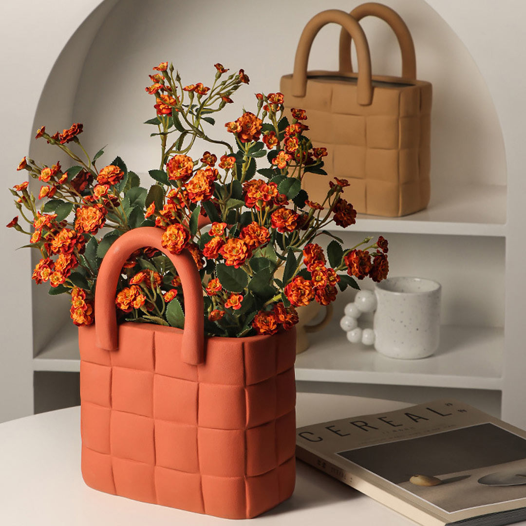 Creative Handbag Ceramic Vases