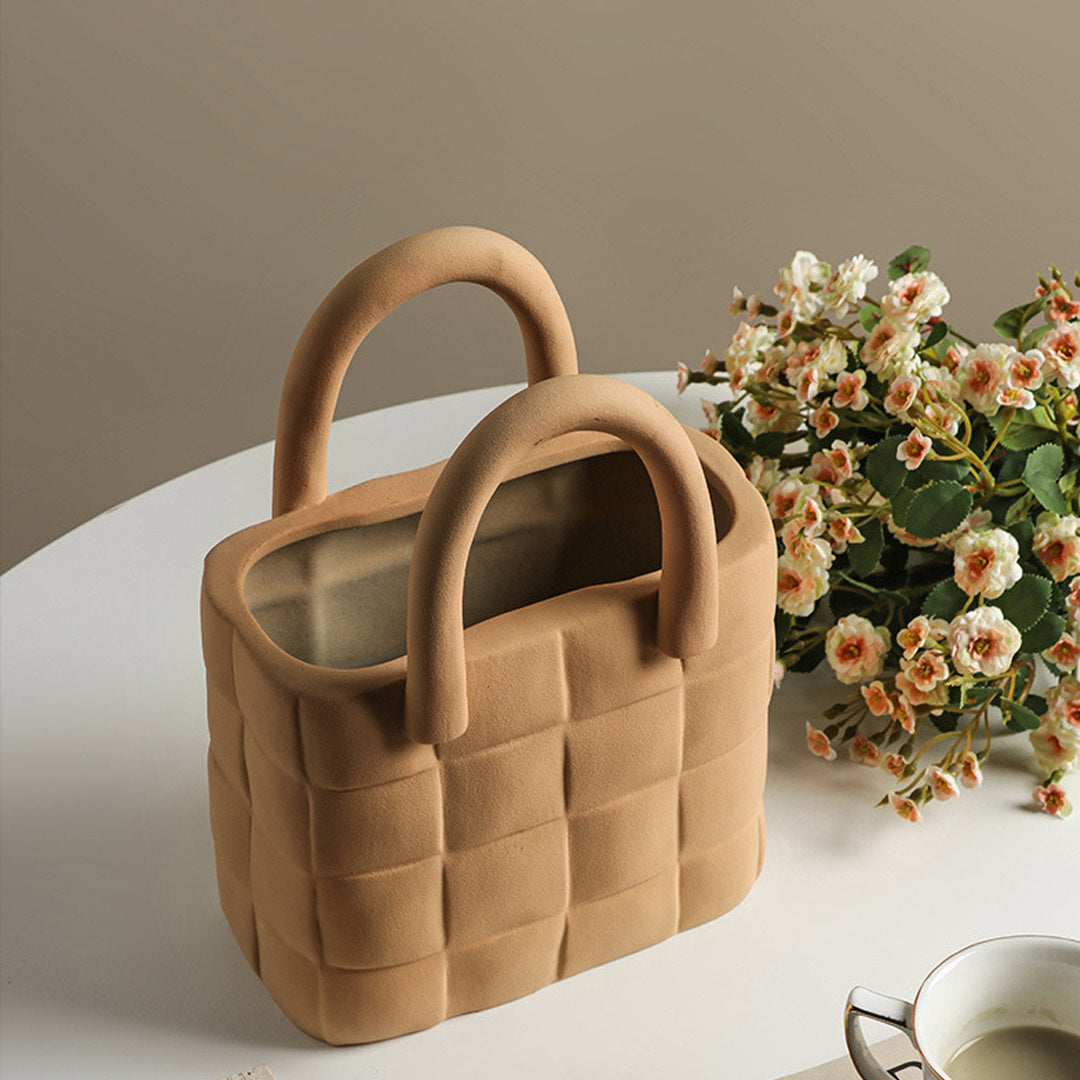 Creative Handbag Ceramic Vases