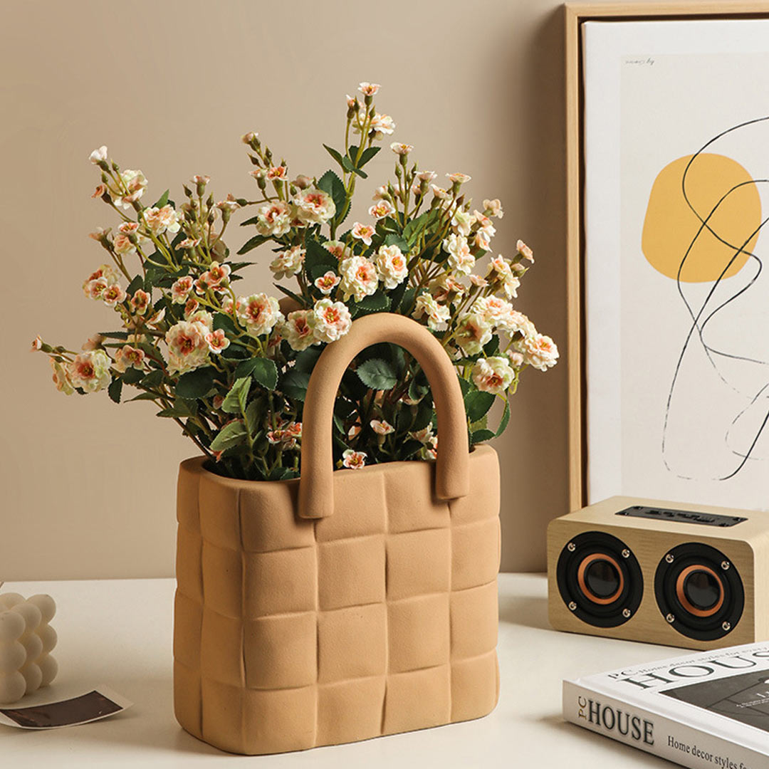 Creative Handbag Ceramic Vases