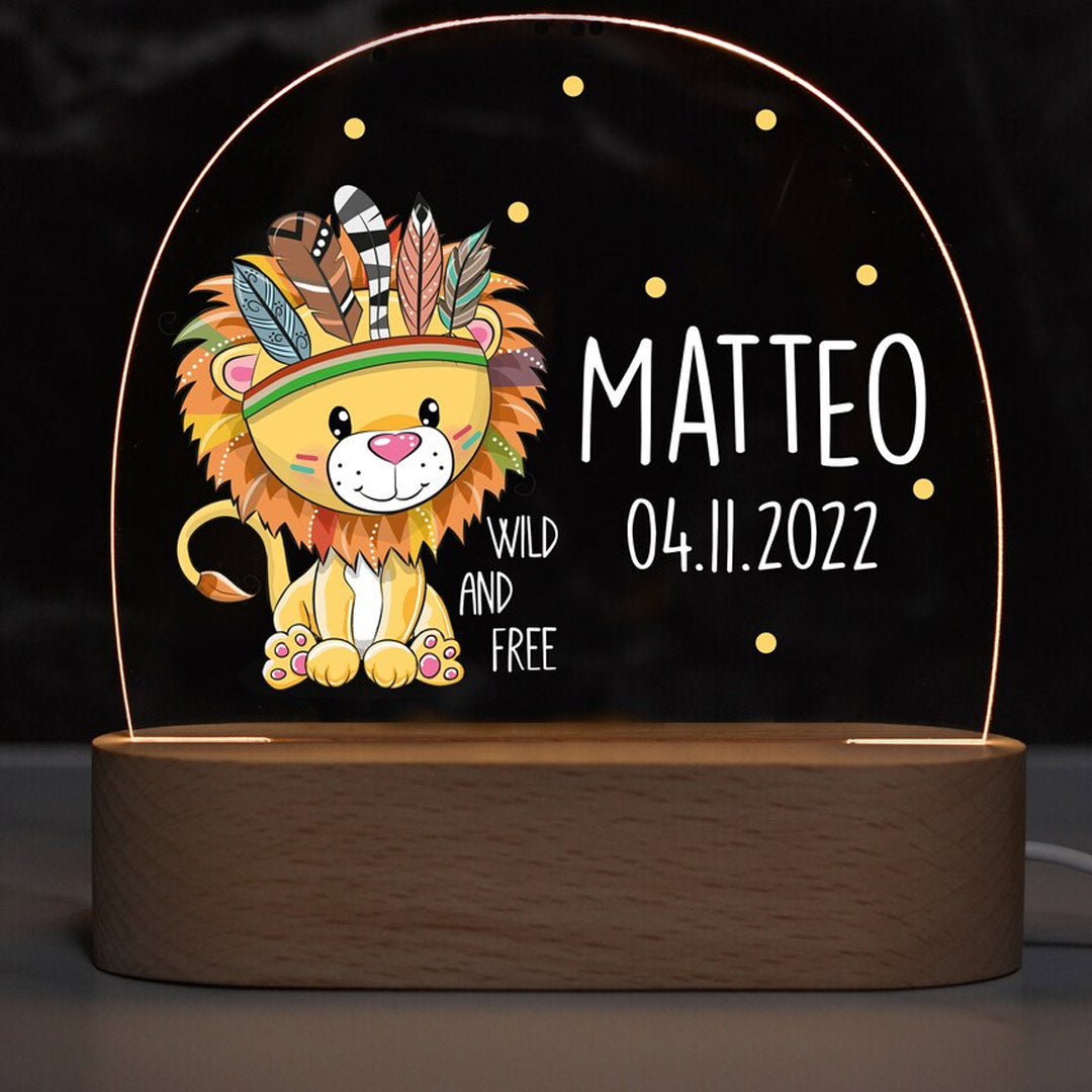 Personalized Cute Night Light