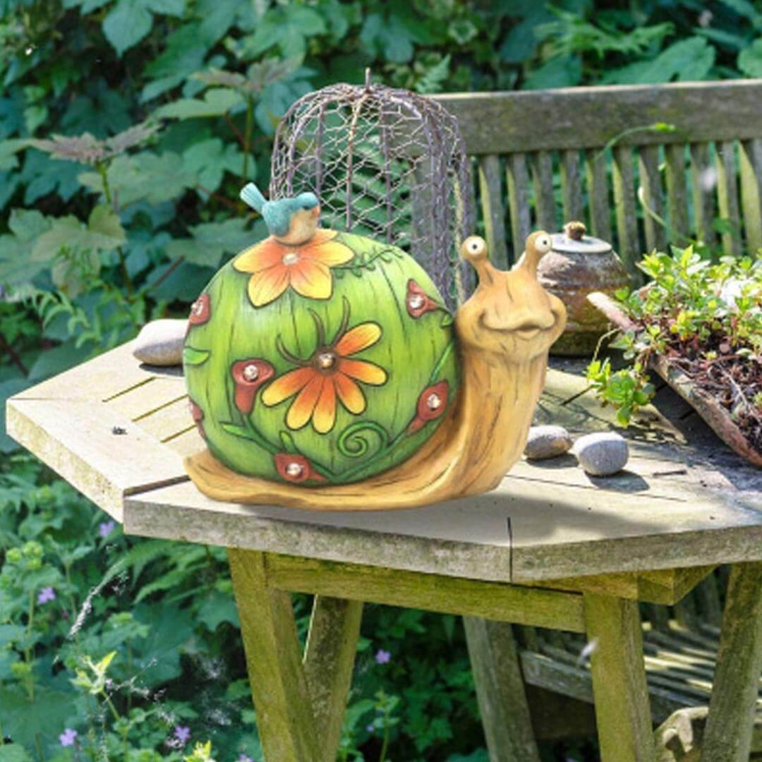 Solar Snail Garden Decoration