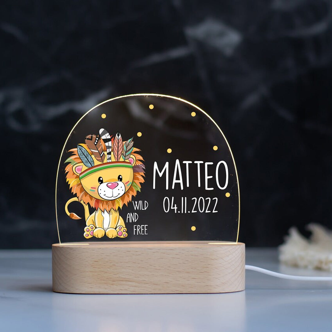 Personalized Cute Night Light