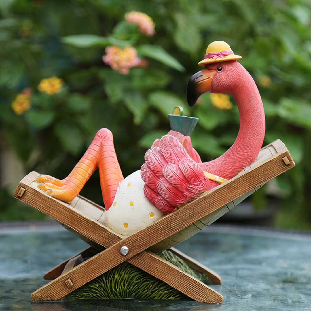 Lustiges Flamingo-Dekor