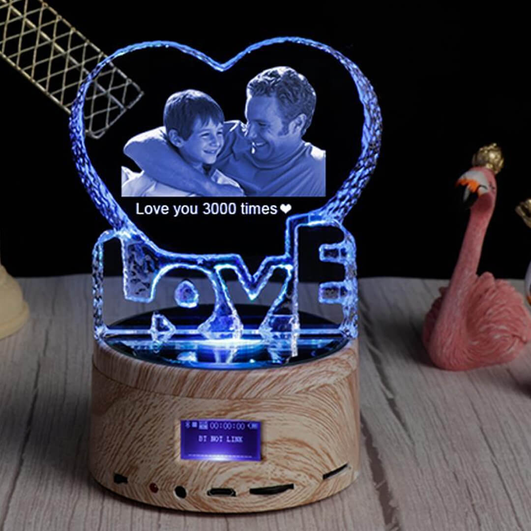Crystal 3D Customized Music Box Geschenk