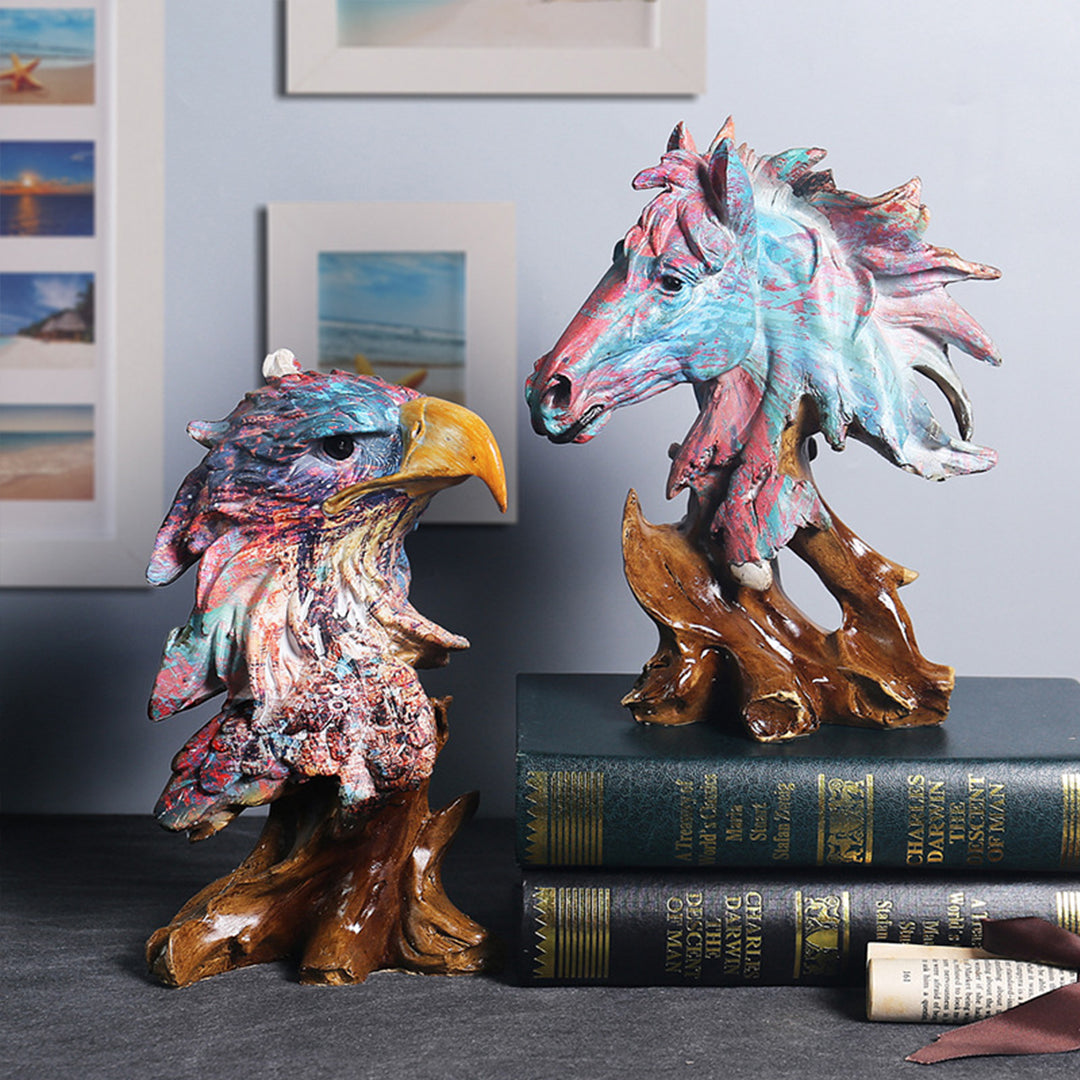Oil Painting Animal Statue