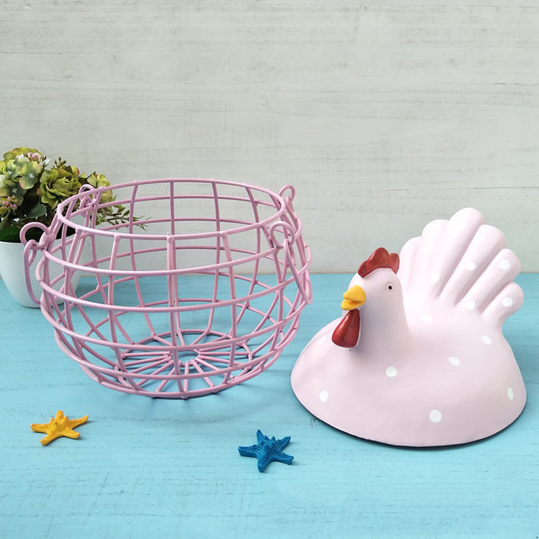 Egg Holder Hen Storage Basket