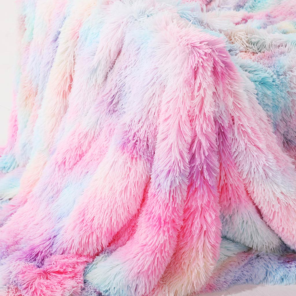 Rainbow Tie-dye Soft Blanket