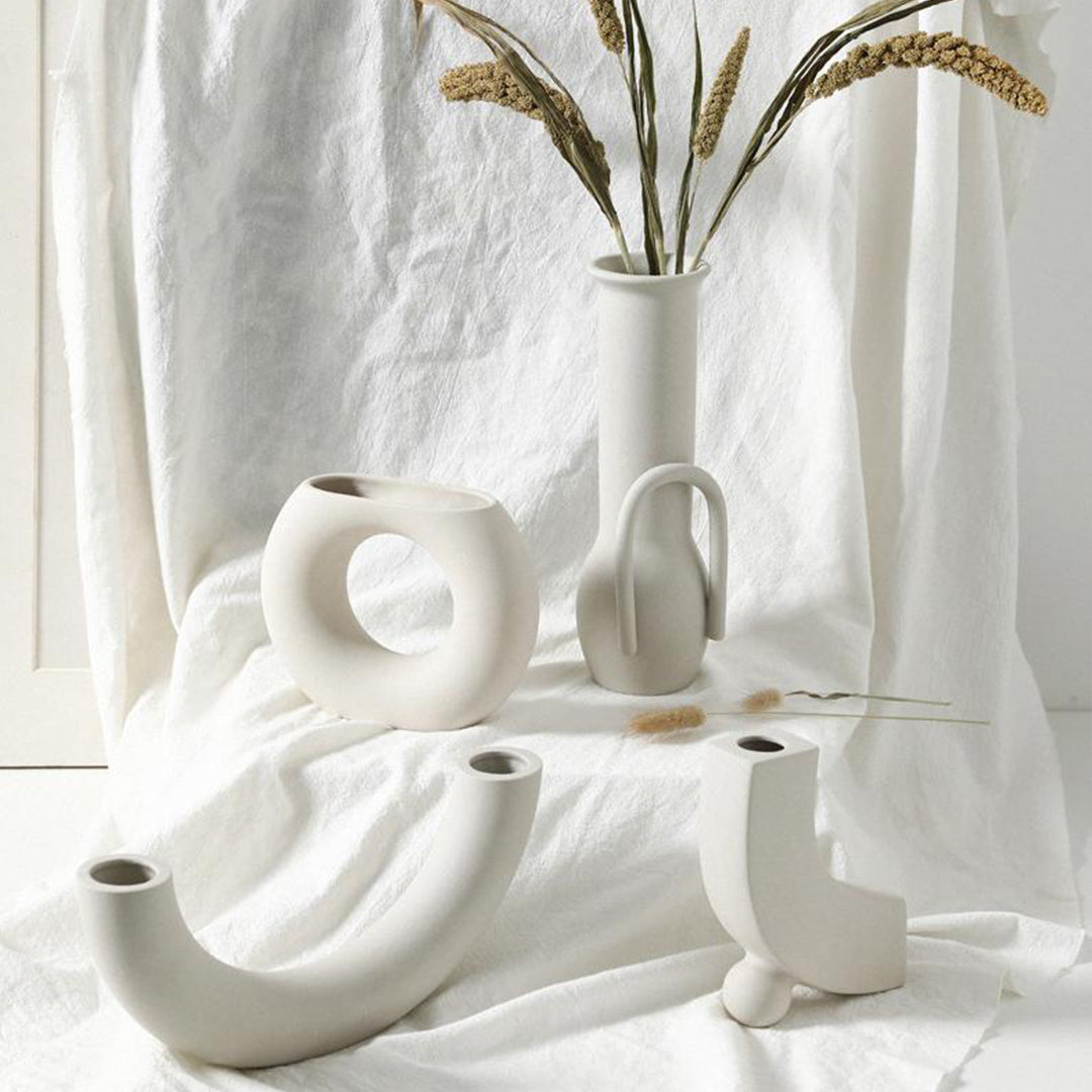 Handgemachte Vase minimalistisches Heimdekor-Handwerk