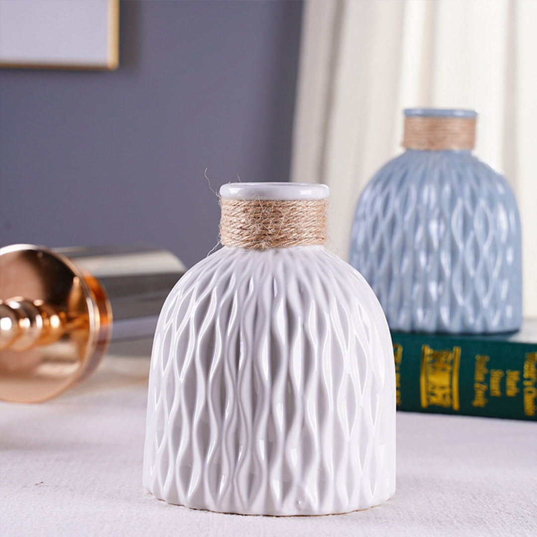 Vase en céramique de style méditerranéen