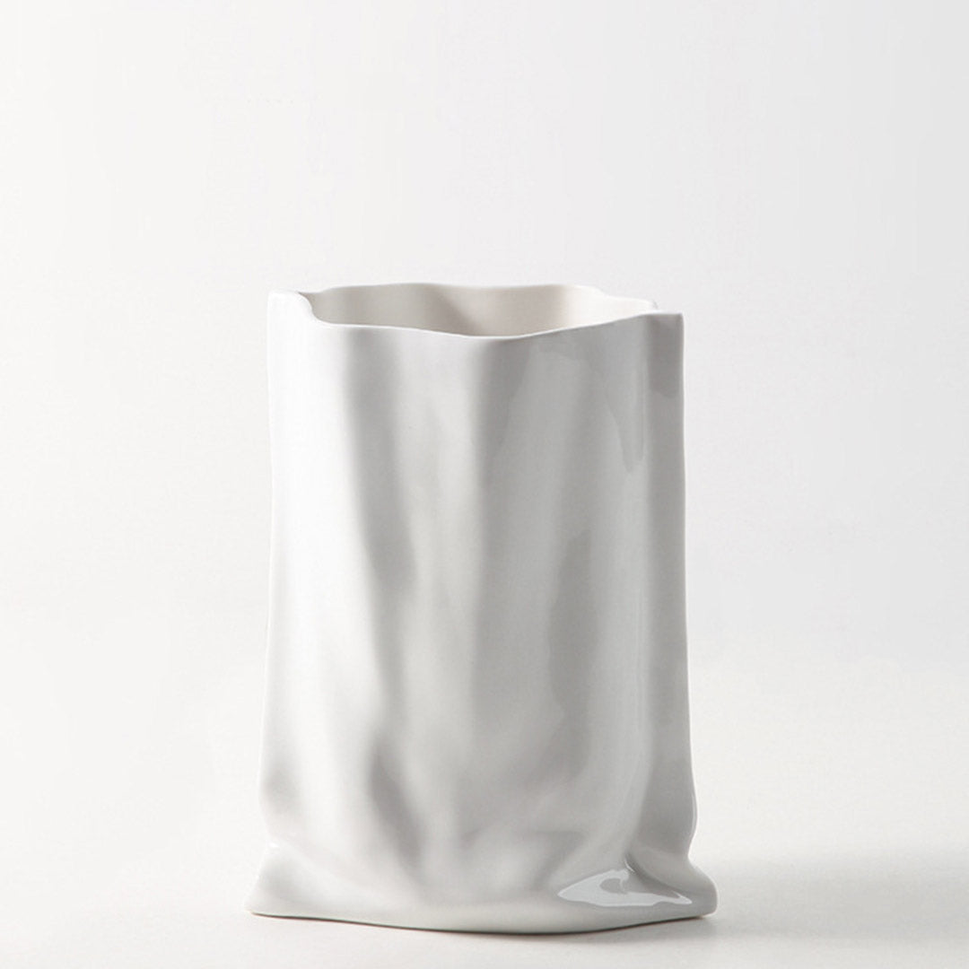 Paper Bag Type Vase