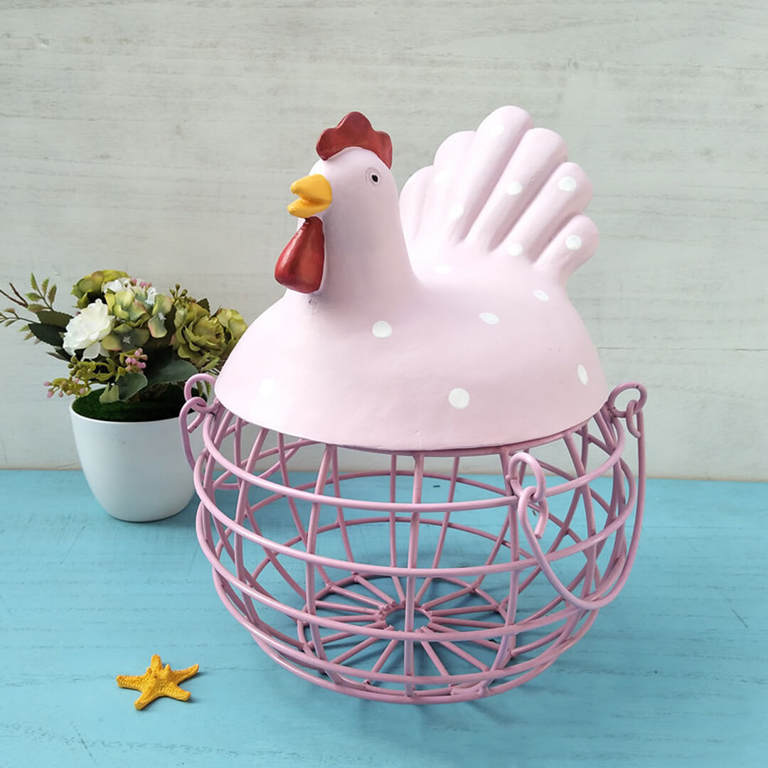 Egg Holder Hen Storage Basket