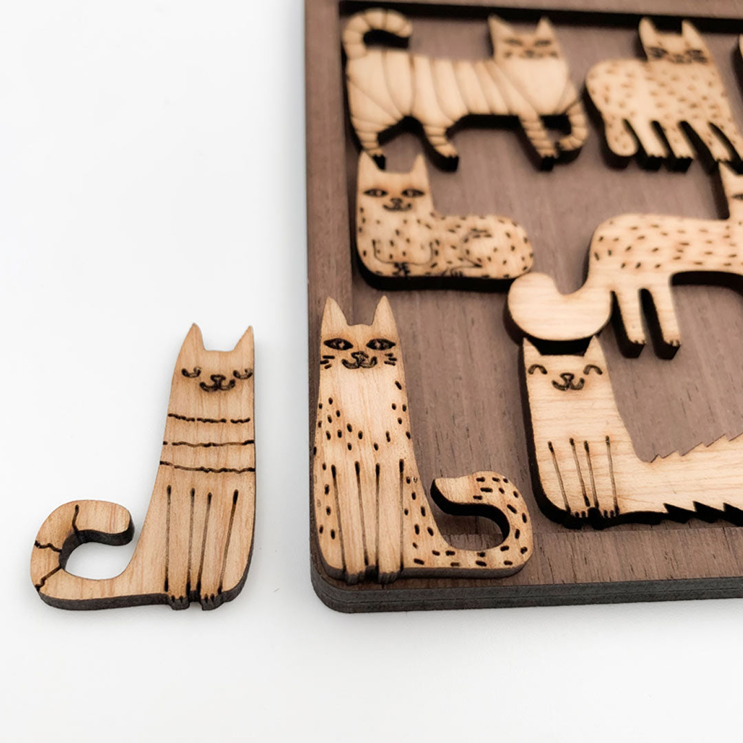 Cute Cat Educational Toy Puzzle