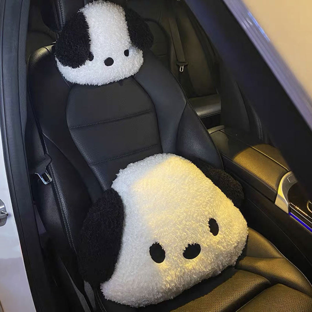 Cute Dog Plush Car Cushion