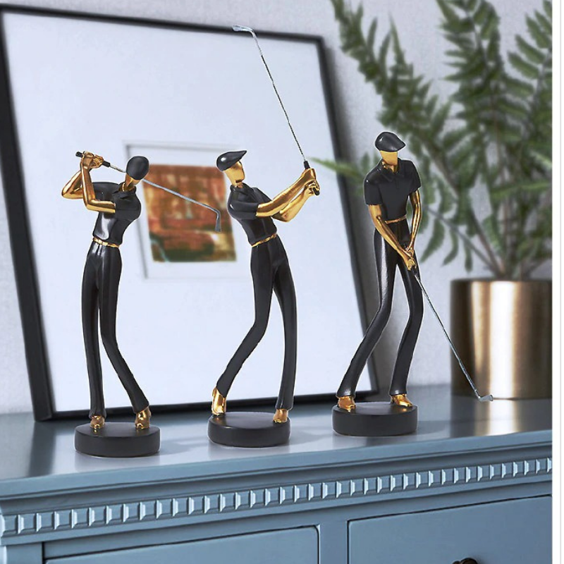 Moderne Golferfiguren