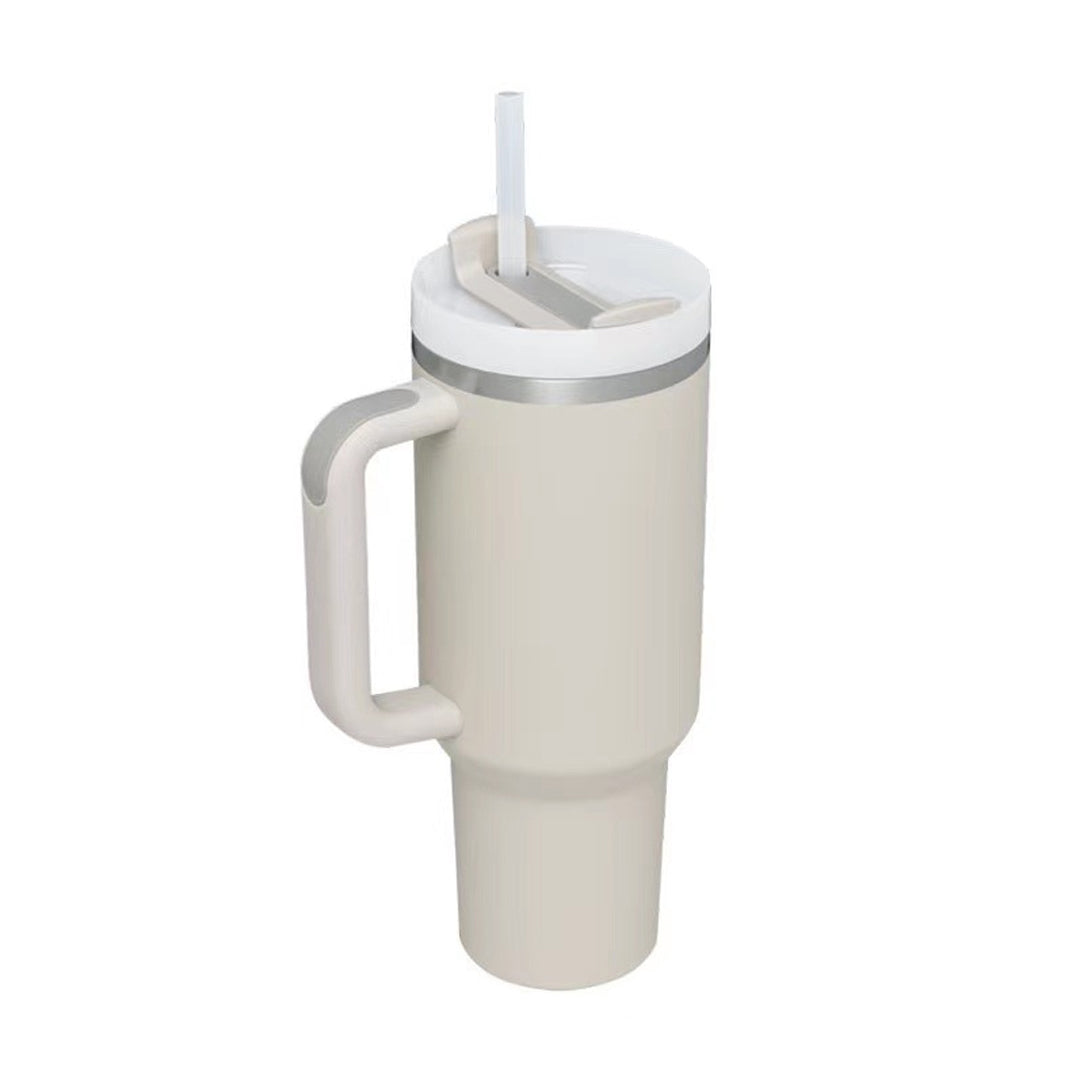 Stainless Steel Vacuum Insulated Tumbler with Lid and Straw