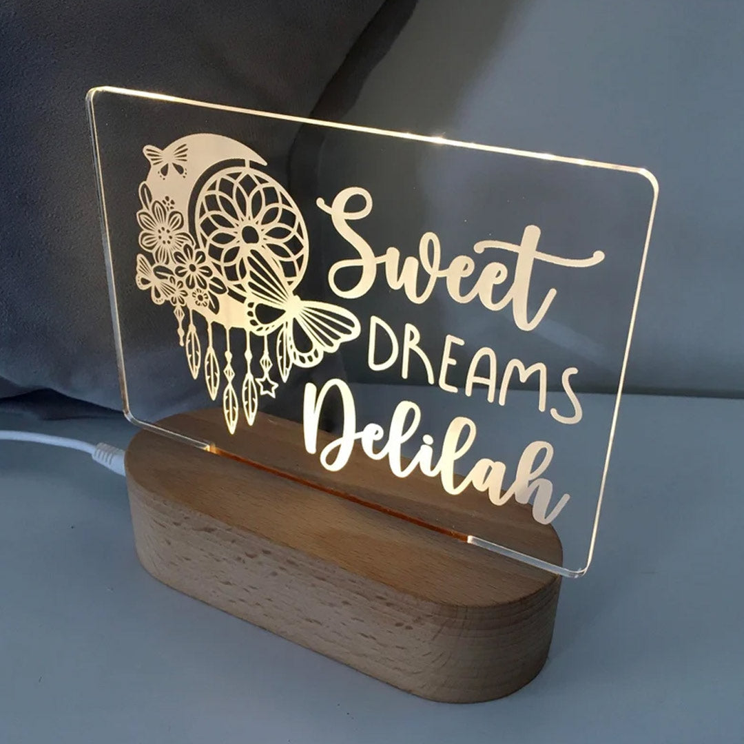 Personalized Dream Catcher Night Light