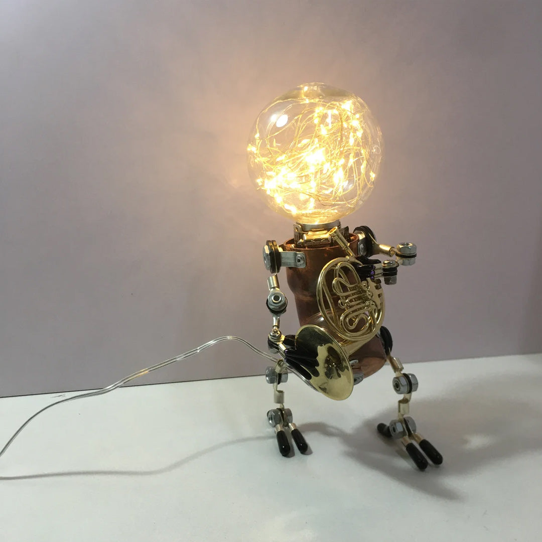 Luz de noche de robot Steampunk