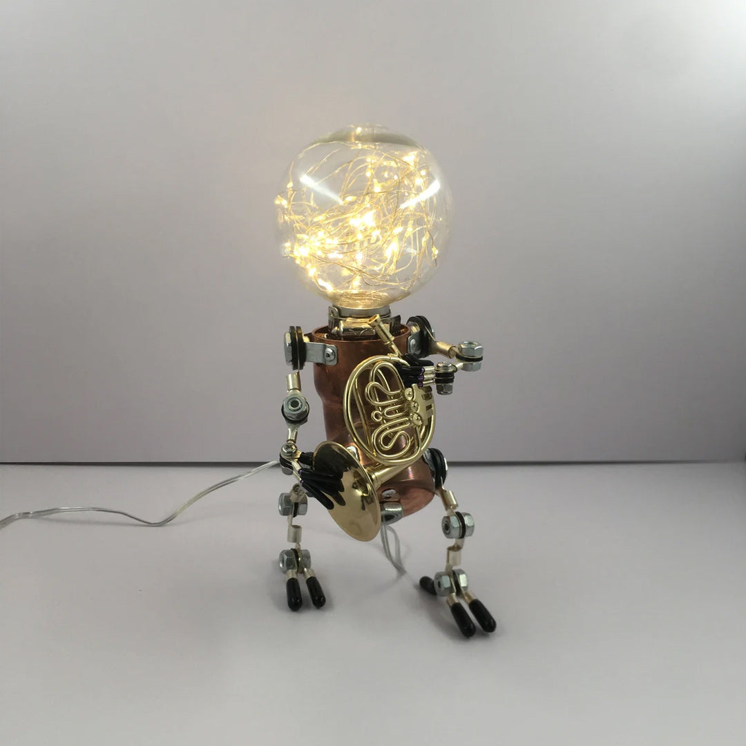 Luz de noche de robot Steampunk