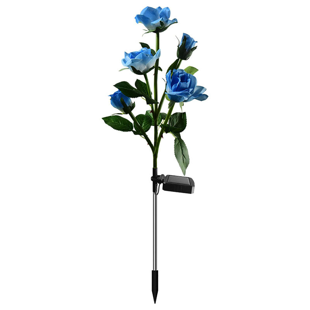 Luces solares LED de rosas