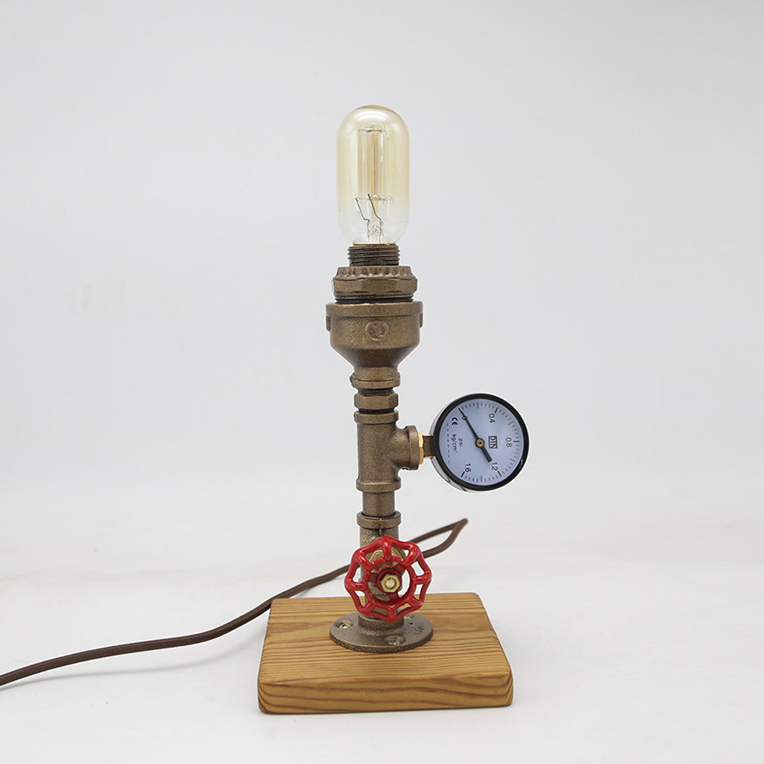 Industrial Style Pressure Gauge Lamp