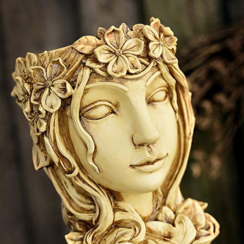 Pot de fleur de visage de fée