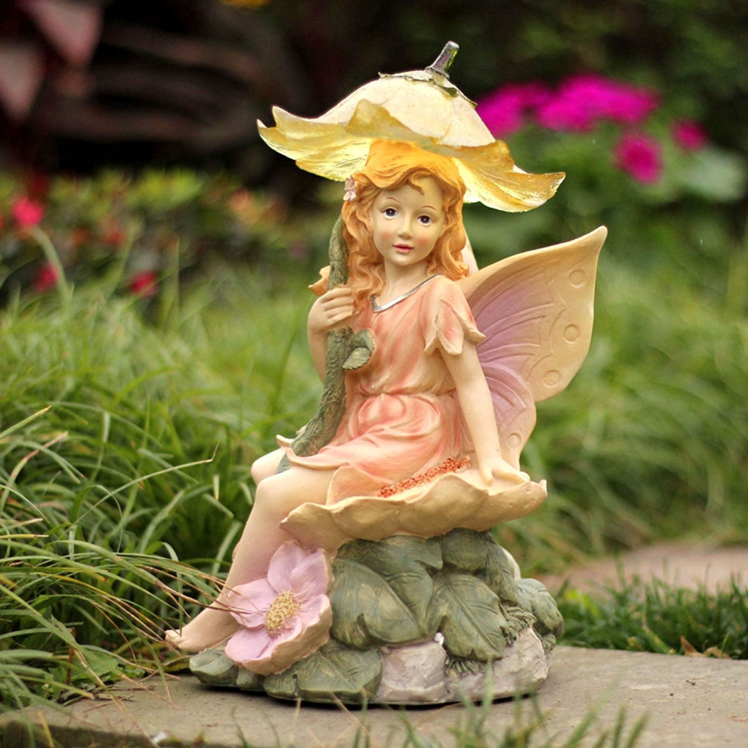 Décoration de jardin solaire Flower Fairy