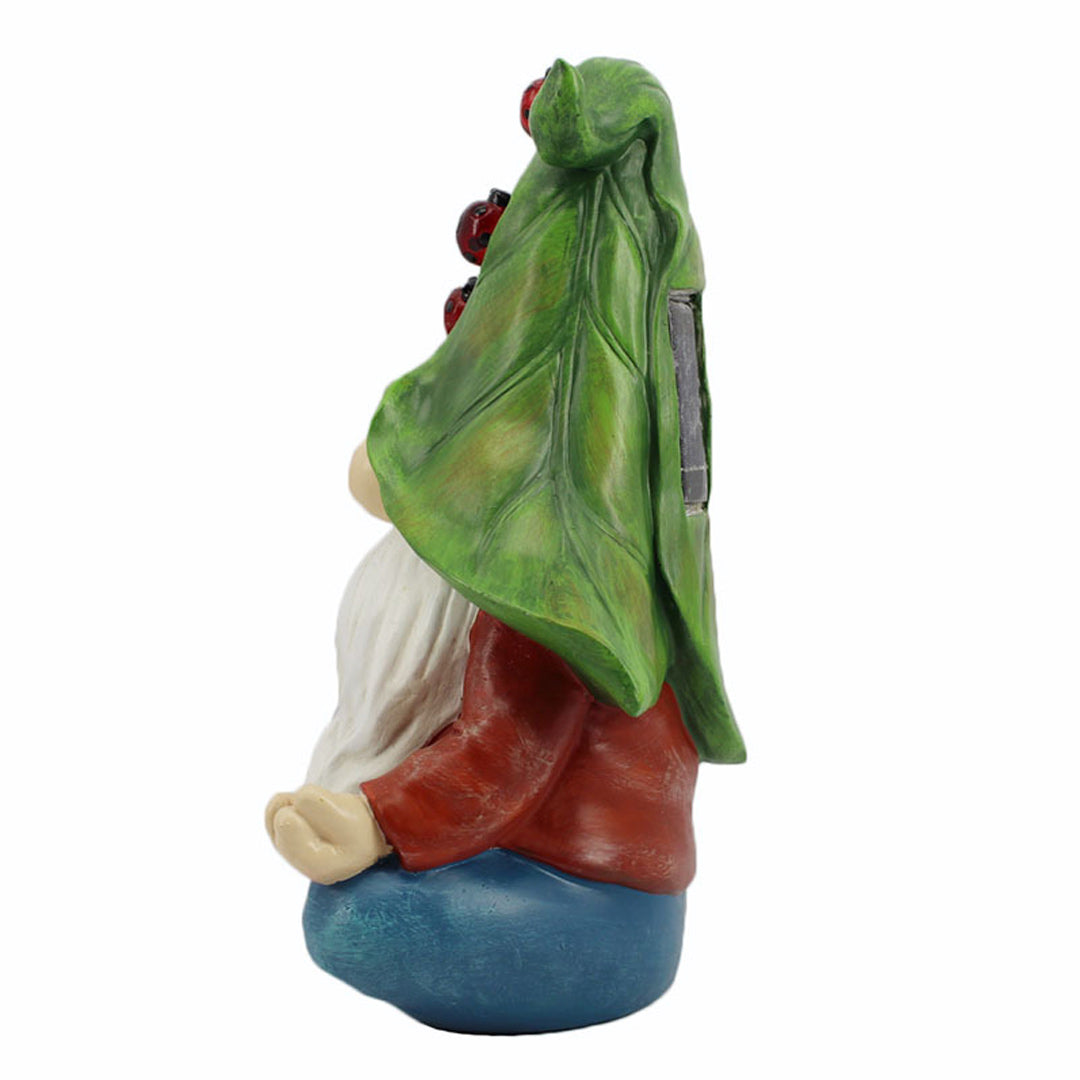 Solar Garden Gnome Statue