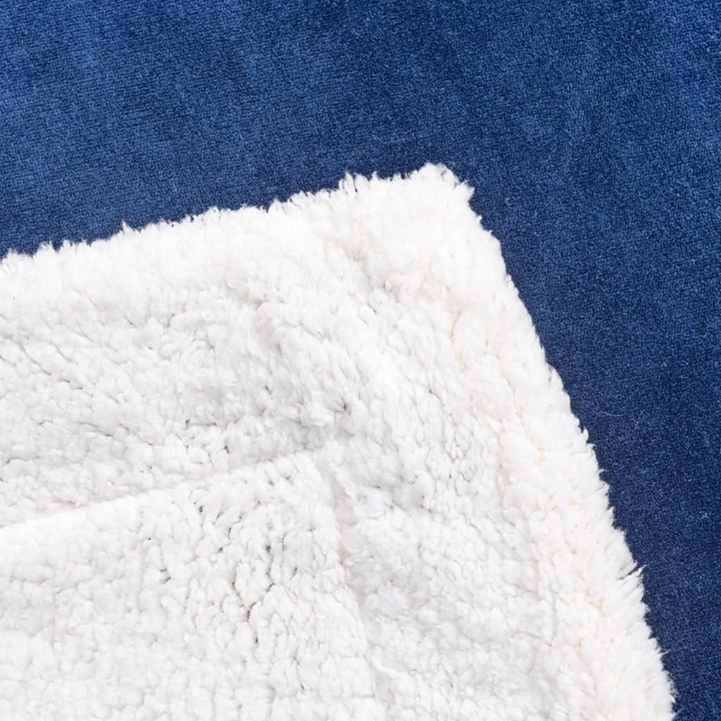 Solid Color Sherpa Fleece Blanket