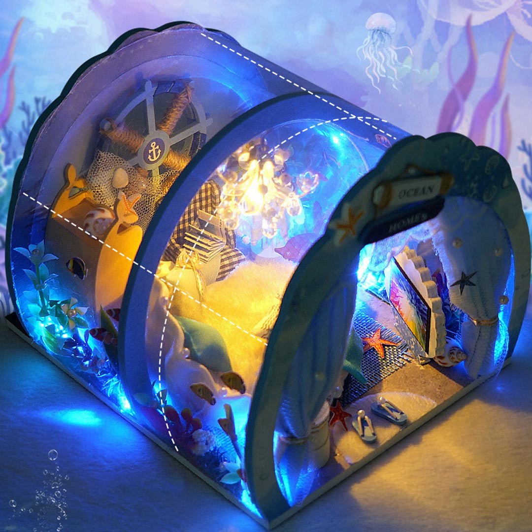 DIY Mini Ocean Tunnel House Kit
