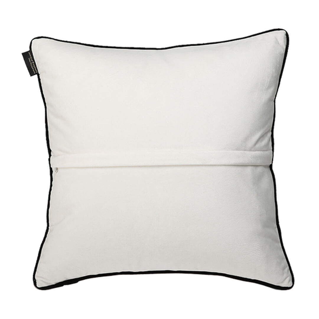 Housse de coussin à imprimé chaise vintage