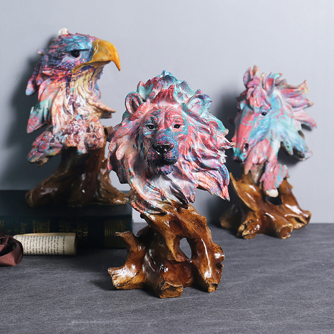 Oil Painting Animal Statue