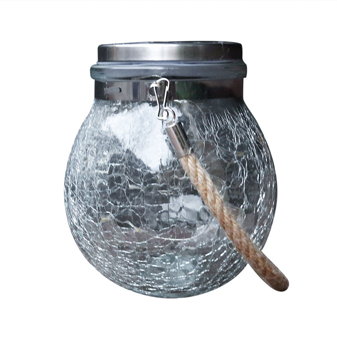 Solar Starry Fairy Glass Mason Jar Lantern