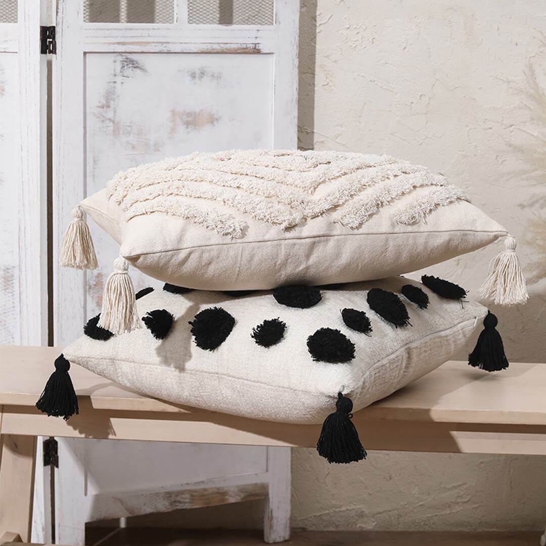 Morocco Tufted Boho Pillow Covers